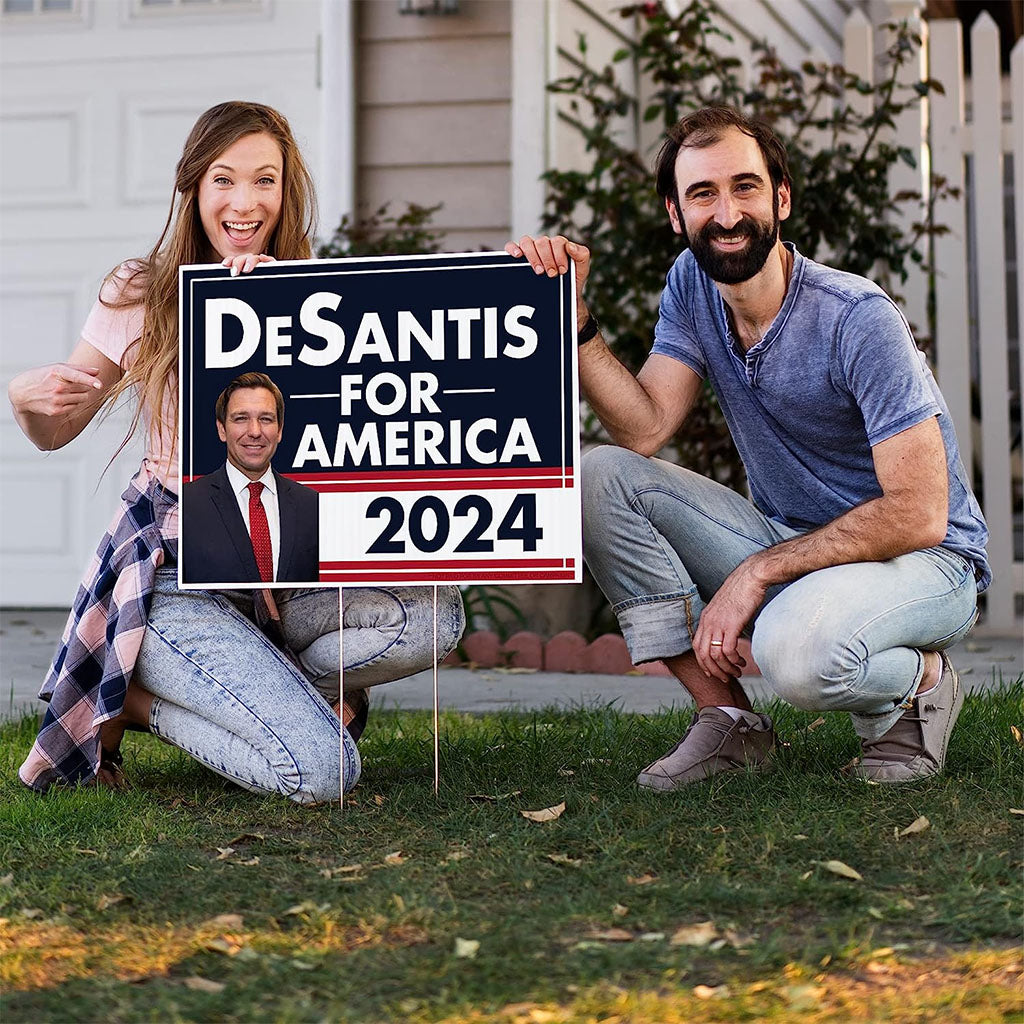 Desantis 2024 for America - 4-Pack Yard Signs w/stakes
