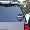 Nikki Haley 2024 Gift Pack - Yard Sign w/stakes, Decal & Can Cooler (1 of item)
