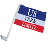 US Term Limits Car Flags - Set of 2 - FREE SHIPPING